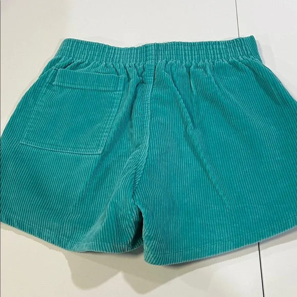 Vintage - OP Ocean Pacific, 32, Teal Corduroy Women Corduroy Shorts - Picture 2 of 7